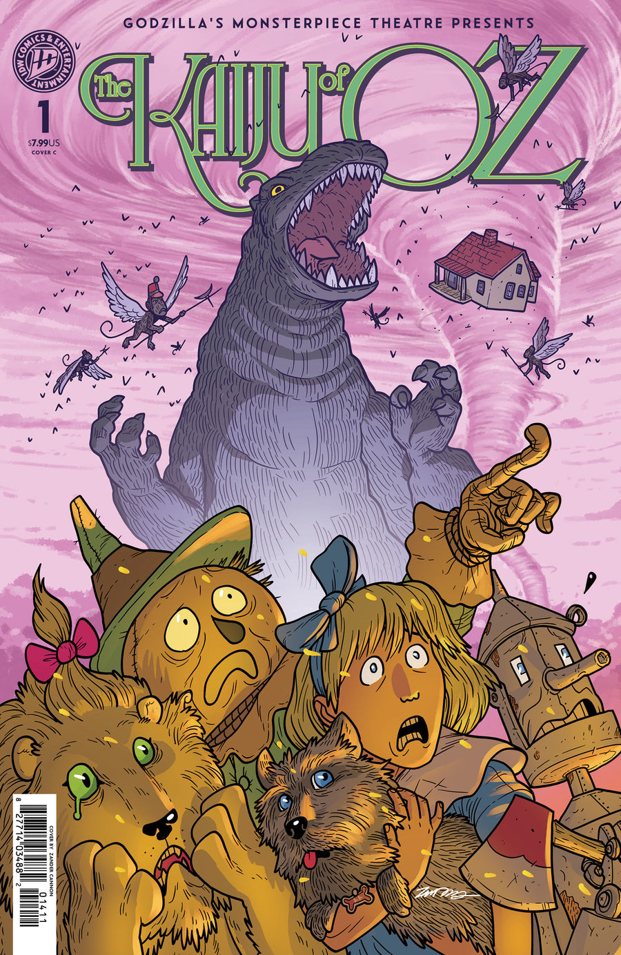 Godzilla’s Monsterpiece Theatre Presents: The Kaiju of Oz Variant C (Cannon) — Cover