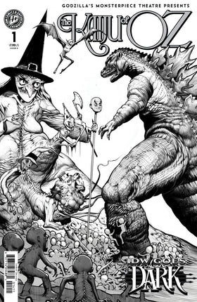 Godzillas Monsterpiece Theatre Presents: The Kaiju of Oz Variant D (Ayala Idw Goes Dark Variant)