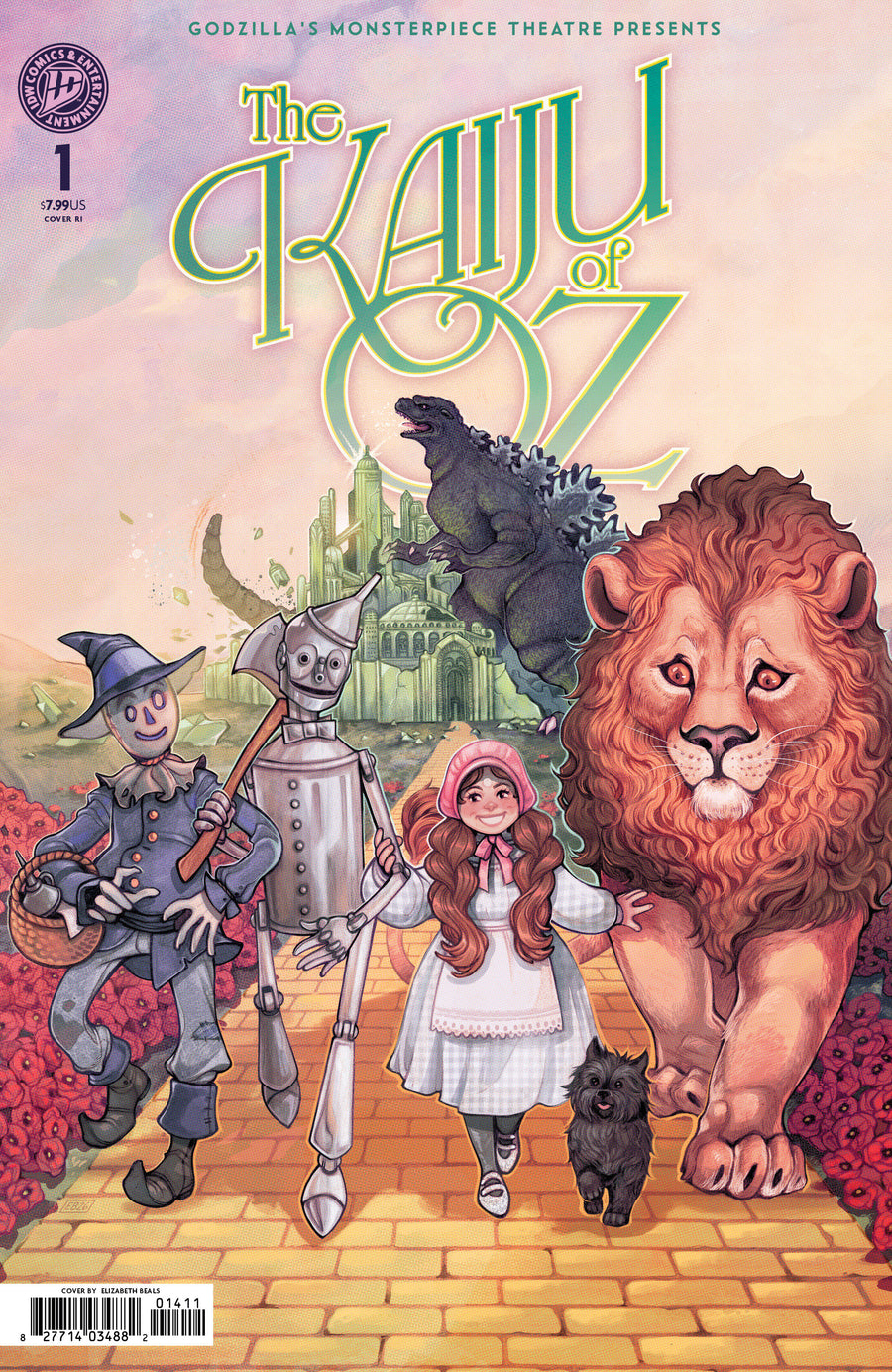 Godzilla’s Monsterpiece Theatre Presents: The Kaiju of Oz Variant RI (10) (Beals) — Cover