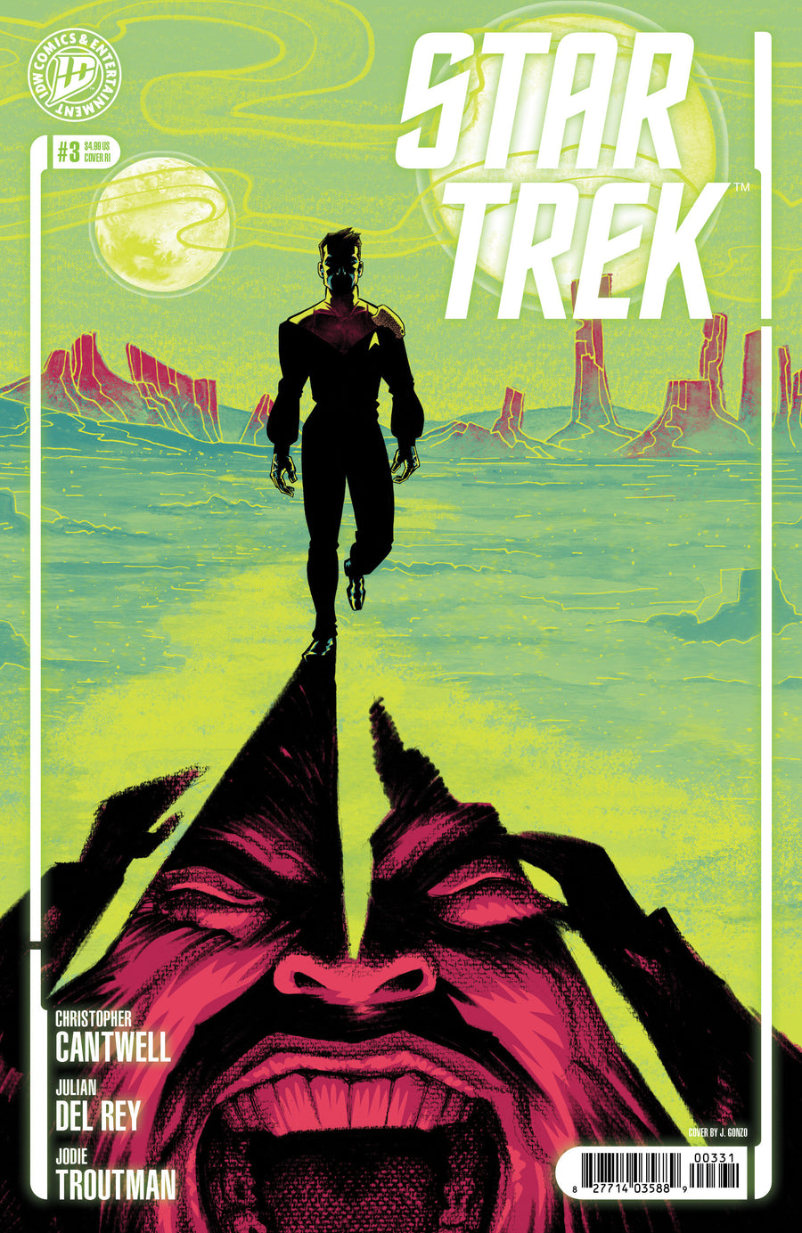 Star Trek (2026) #3 Variant RI (10) (J. Gonzo) — Cover