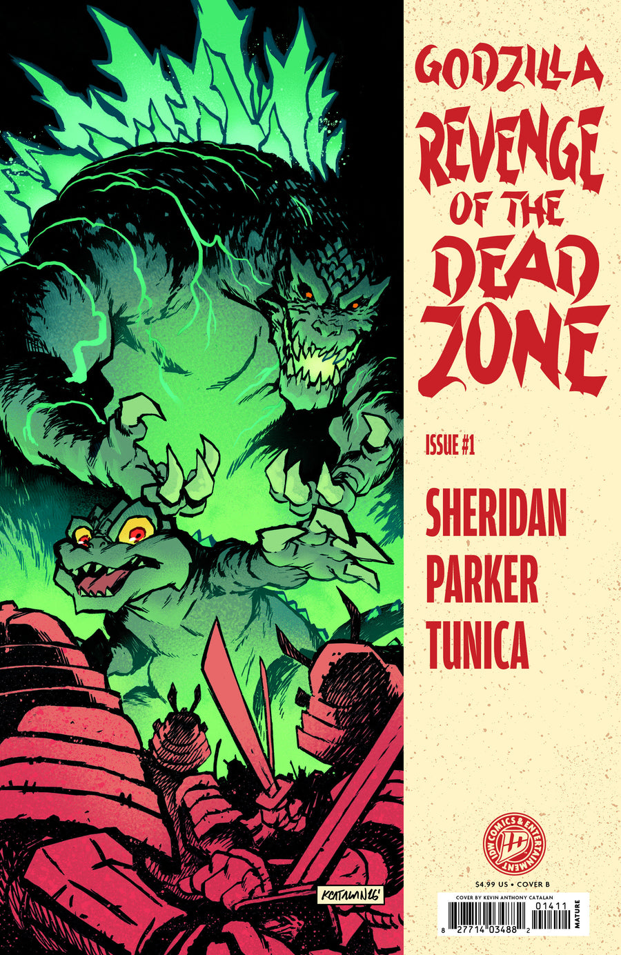 Godzilla: Revenge of the Deadzone [kai-Sei Era] #1 Variant B (Catalan Homage Cover) — Cover