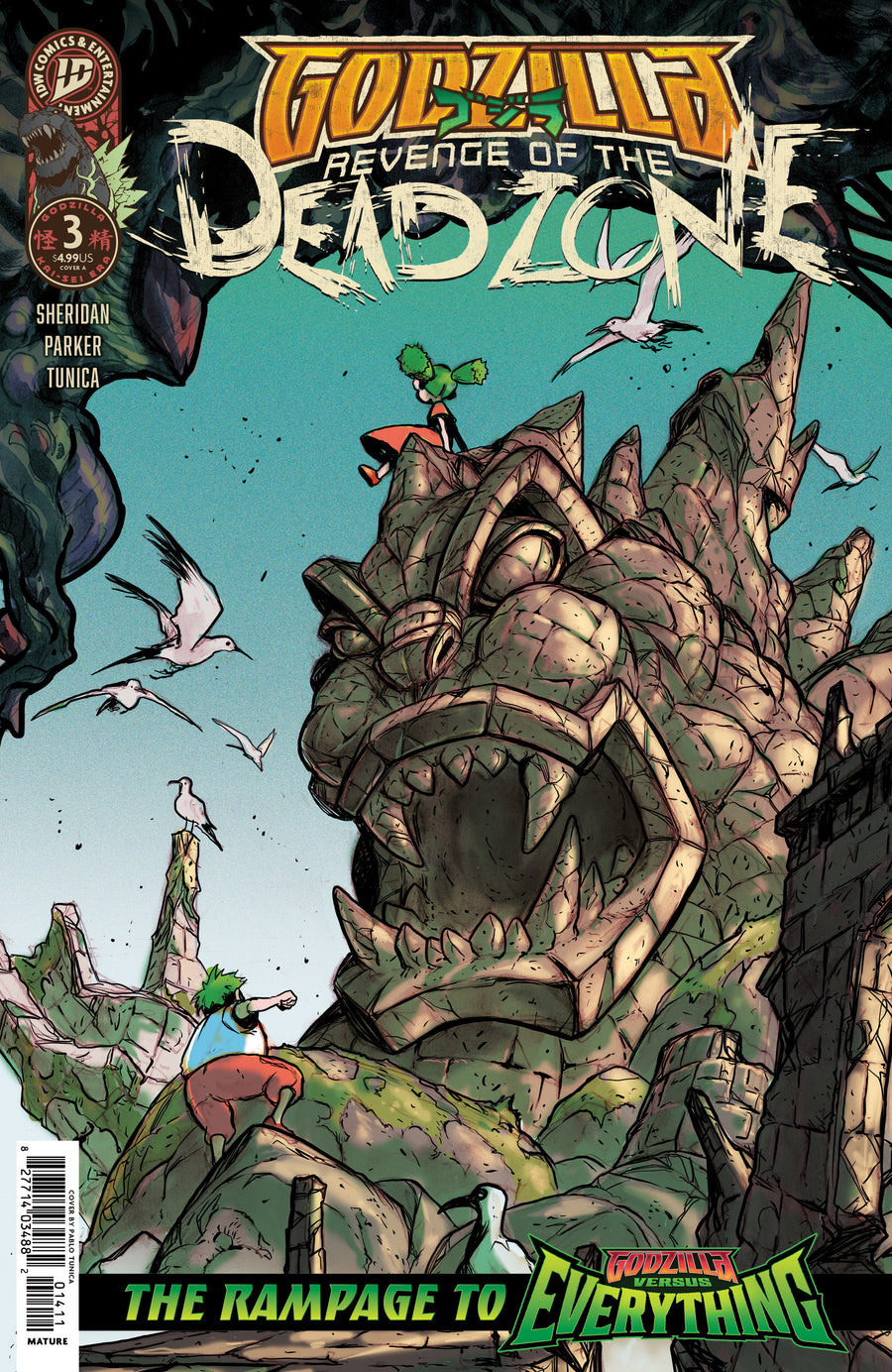 Godzilla: Revenge of the Deadzone [kai-Sei Era] #3 Cover A (Tunica) — Cover