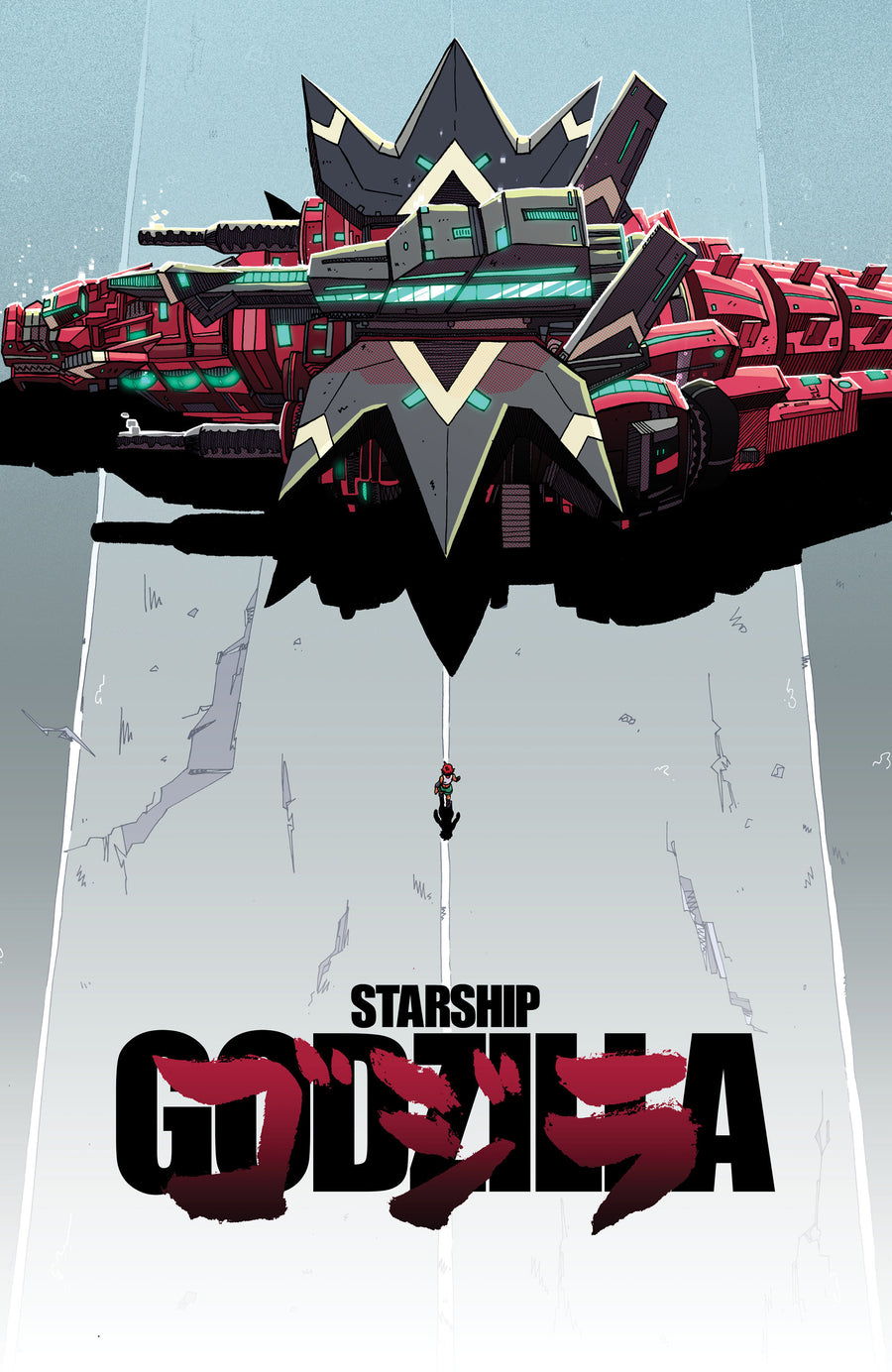 Starship Godzilla: Invasion x [kai-Sei Era] #1 Variant RI (10) (Joyce Movie Homage Cover) — Cover