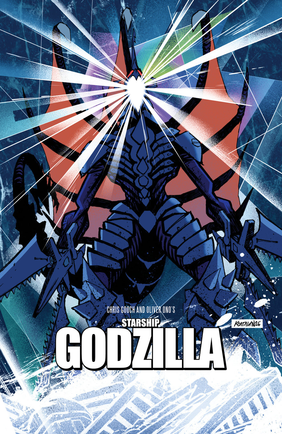Starship Godzilla: Invasion x [kai-Sei Era] #3 Variant B (Catalan Movie Homage Cover) — Cover