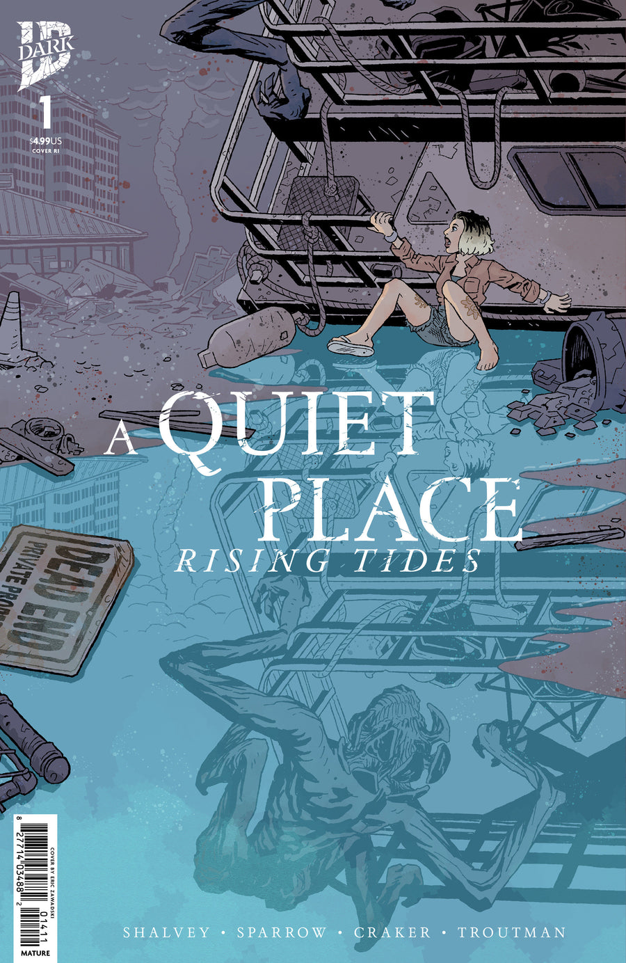 A Quiet Place: Rising Tides #1 Variant RI (10) (Zawadzki) — Cover