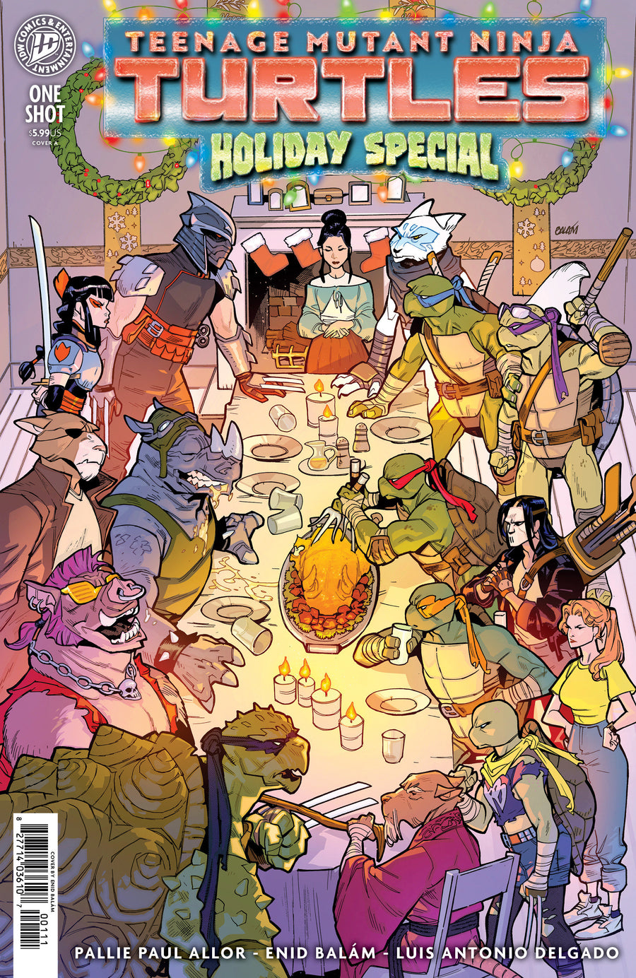 Teenage Mutant Ninja Turtles: Holiday Special Cover A (Balám) — Cover