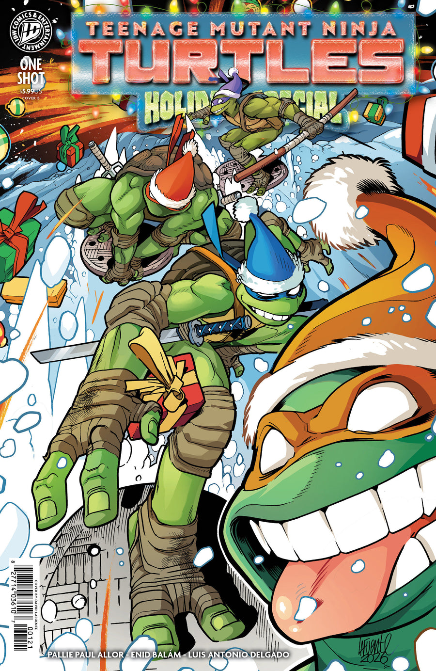 Teenage Mutant Ninja Turtles: Holiday Special Variant B (Lafuente) — Cover