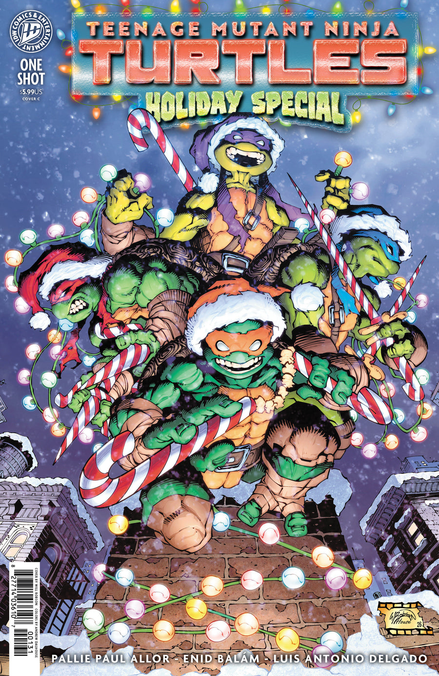 Teenage Mutant Ninja Turtles: Holiday Special Variant C (Robson) — Cover