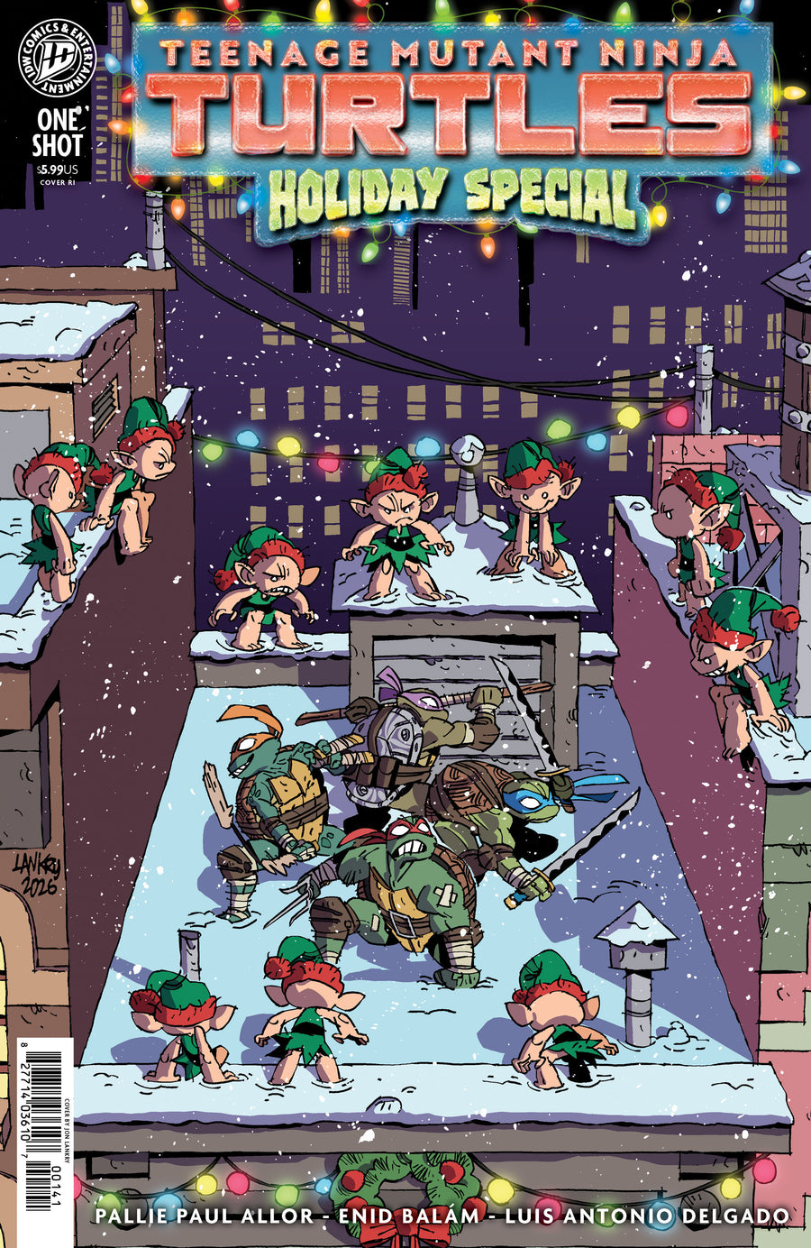 Teenage Mutant Ninja Turtles: Holiday Special Variant RI (10) (Lankry) — Cover