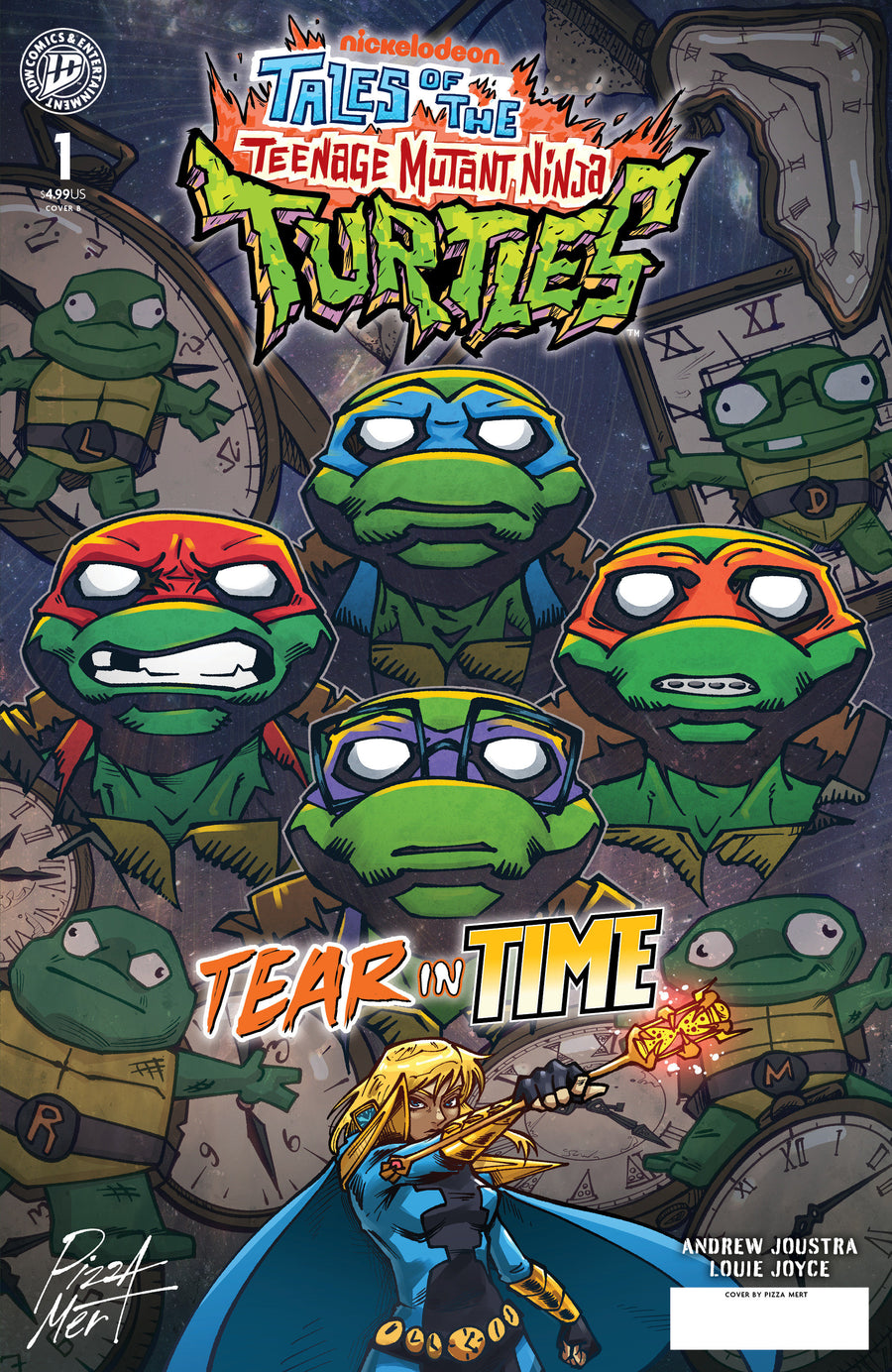 Tales of the Teenage Mutant Ninja Turtles: Tear in Time #1 Variant B (Pizza Mert) — Cover