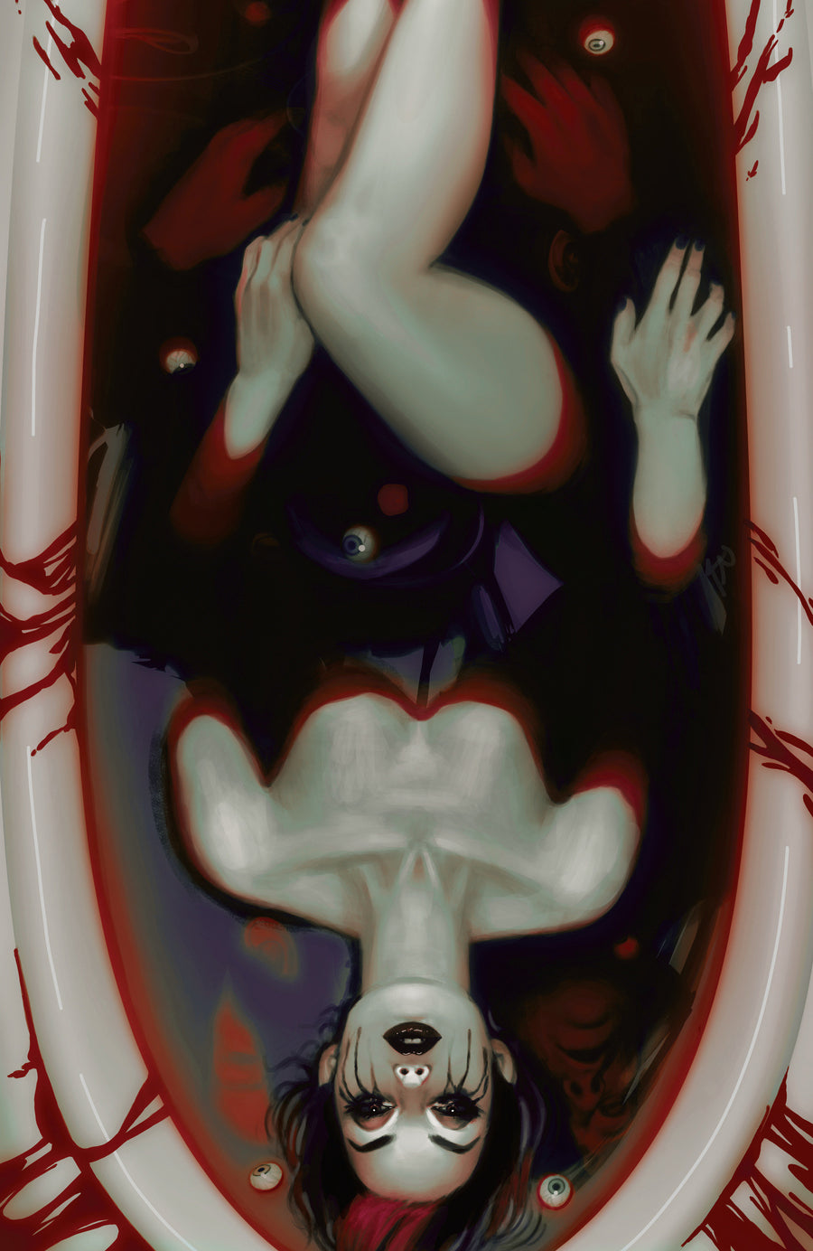 Hello Darkness #24 D 1:10 INCV (Full Art, Puebla) - Cover