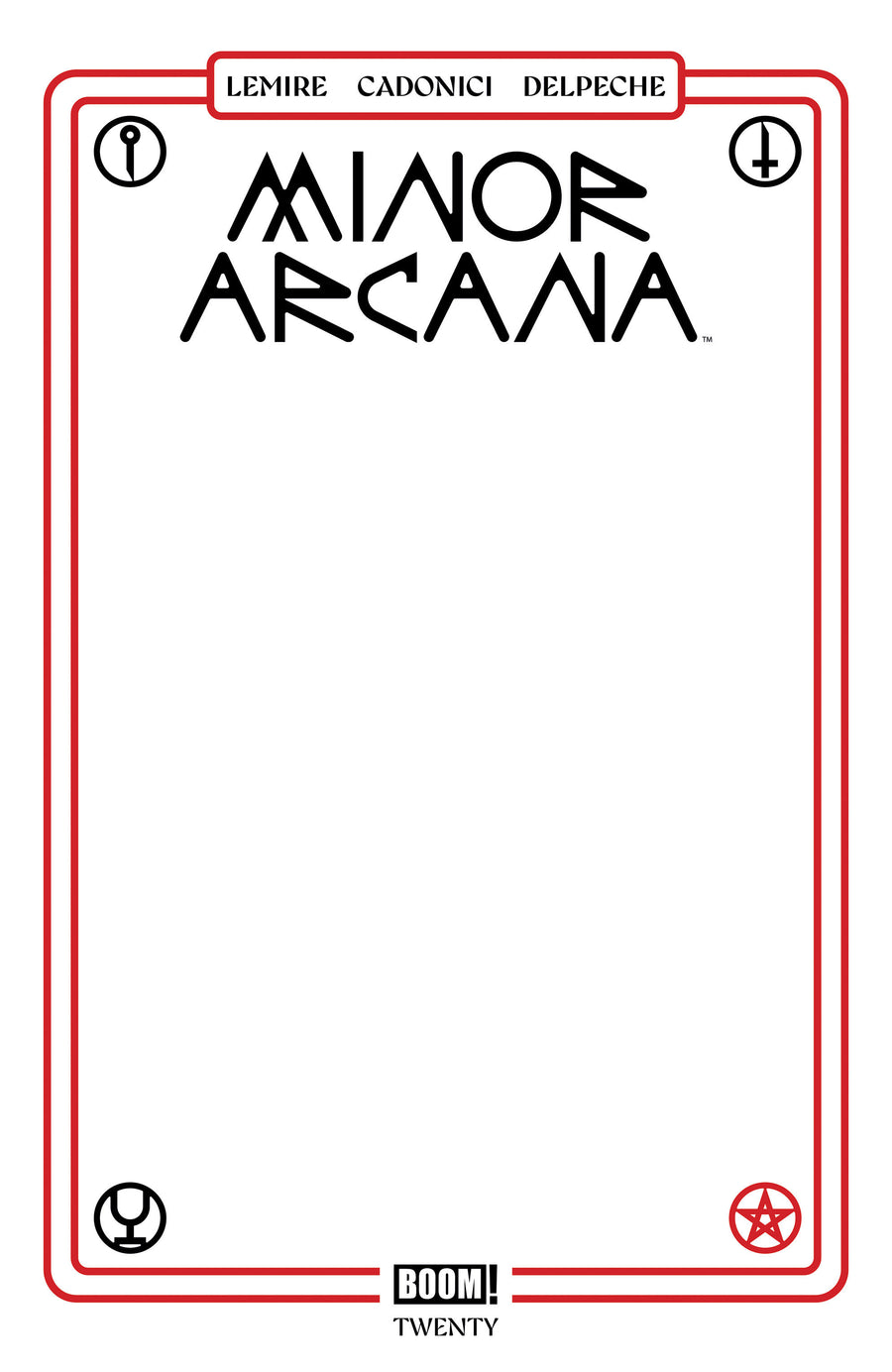 Minor Arcana #20 C Blank Sketch Variant — Cover