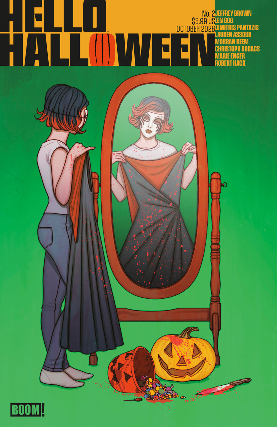 Hello Halloween #2 B Variant (Dressed, Frison) — Cover