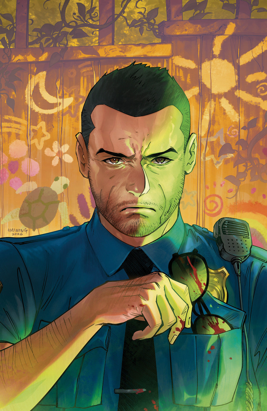 Neighborhood Watch #4 D Unlimited Variant (Full Art, Haining) - Cover