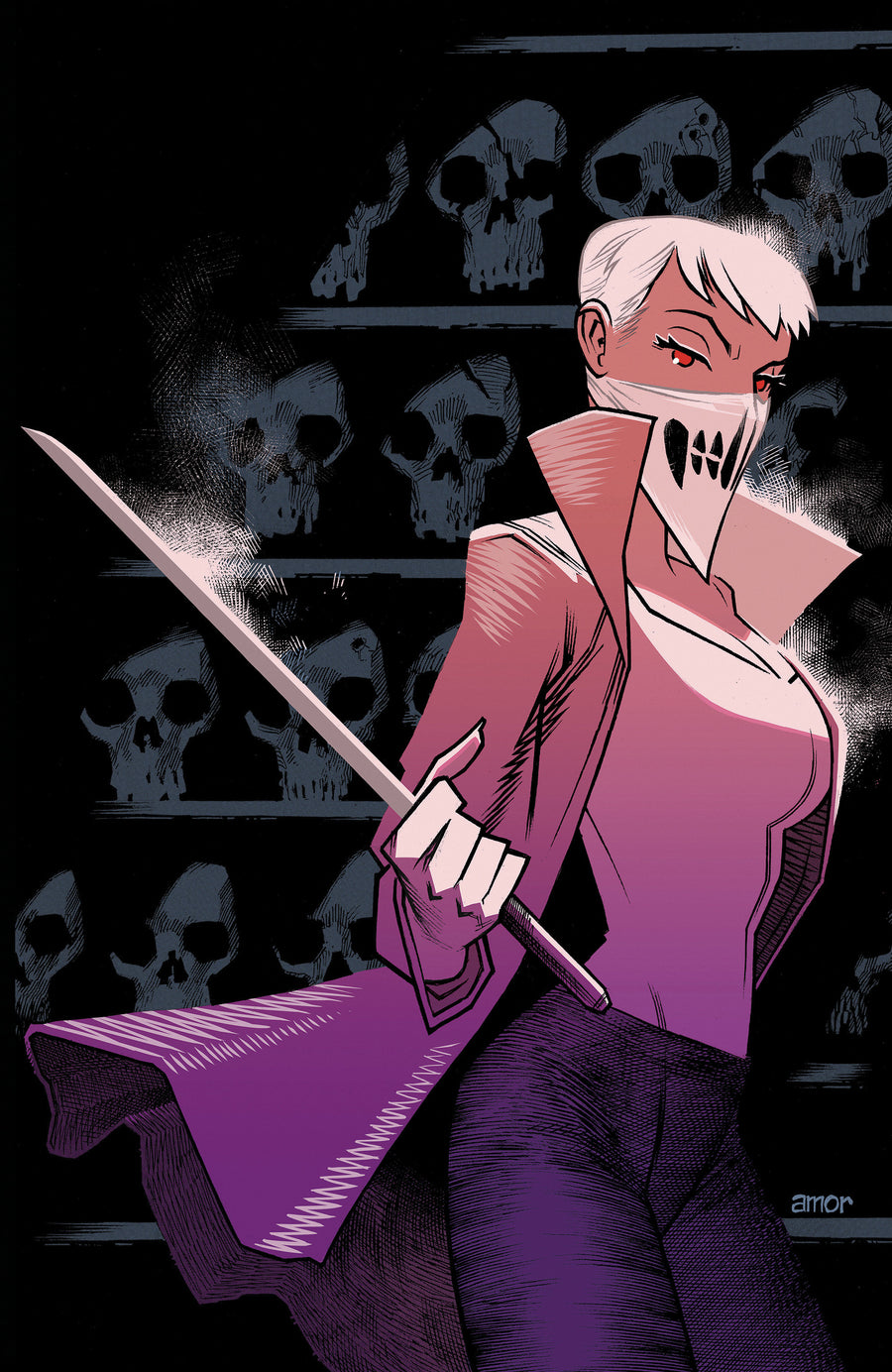 Fall of the House of Slaughter #3 Cover E 1:25 Full Art Amor I - Cover