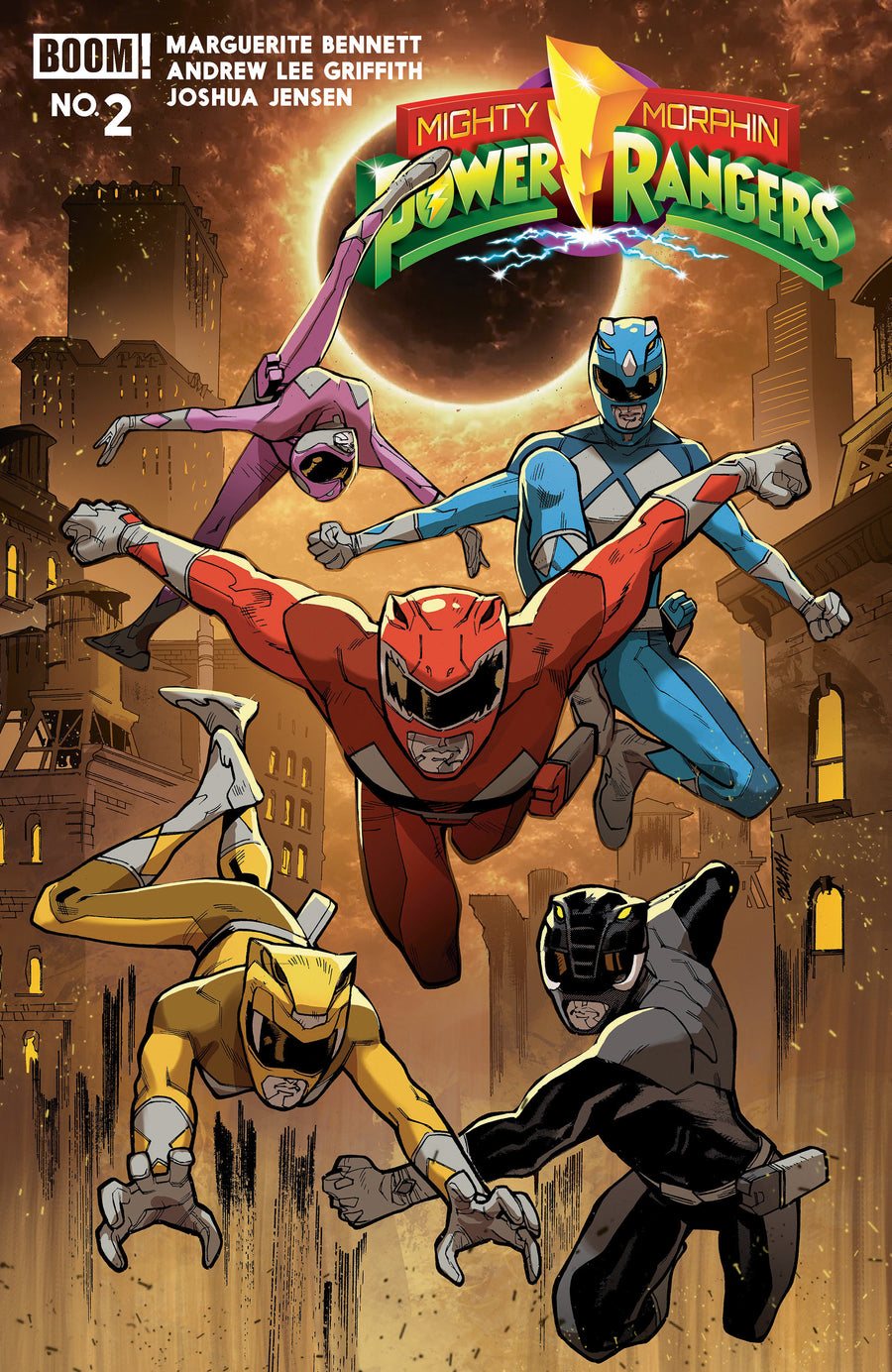 Mighty Morphin Power Rangers (2026) #2 A Main (Dressed, Balám) - Cover