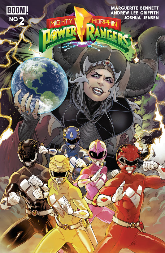Mighty Morphin Power Rangers (2026) #2 B Variant (Dressed, Griffith) - Cover
