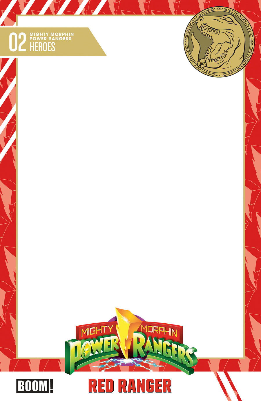 Mighty Morphin Power Rangers (2026) #2 D Trading Card Blank Sketch Variant - Cover