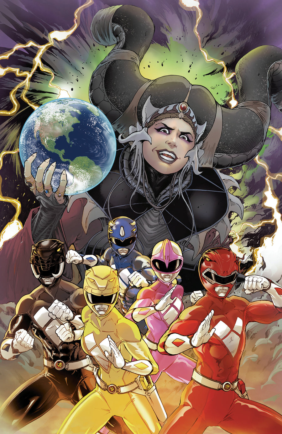 Mighty Morphin Power Rangers (2026) #2 F 1:10 Incv Foil Variant (Full Art, Foil, Griffith) - Cover