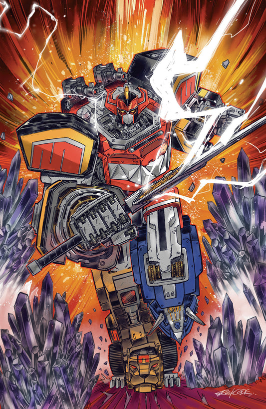 Mighty Morphin Power Rangers (2026) #2 G 1:20 Incv (Full Art, Redcode) - Cover