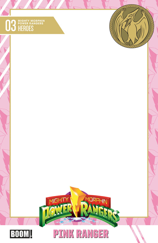 Mighty Morphin Power Rangers (2026) #3 D Trading Card Blank Sketch Variant - Cover