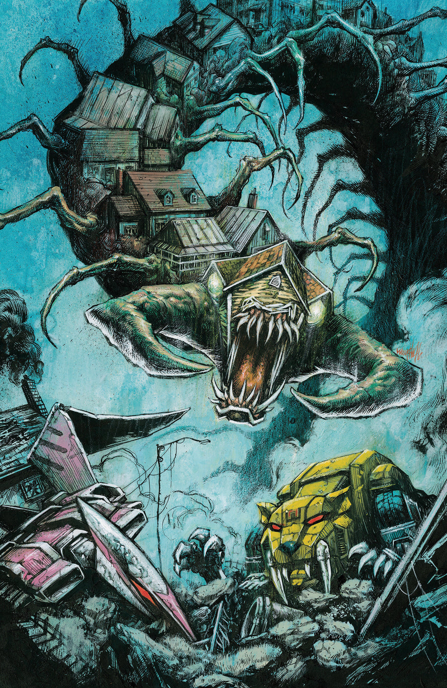 Mighty Morphin Power Rangers (2026) #3 J 1:75 INCV Variant (Full Art, Wayshak) - Cover
