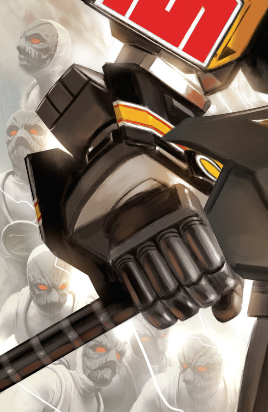 Mighty Morphin Power Rangers (2026) #4 C Megazord Card Stock Connecting Variant (Full Art, Mercado) — Cover