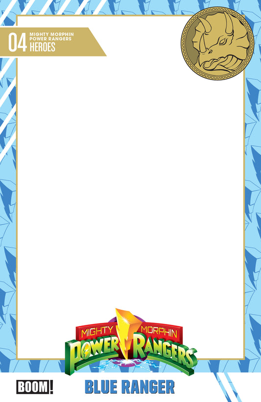 Mighty Morphin Power Rangers (2026) #4 D Trading Card Blank Sketch Variant — Cover