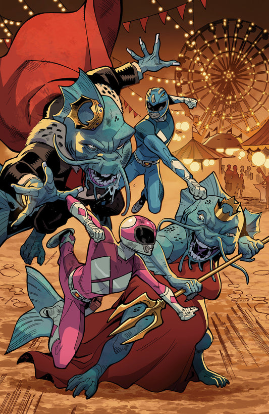 Mighty Morphin Power Rangers (2026) #4 E Foil Variant (Full Art, Foil, Balám) — Cover