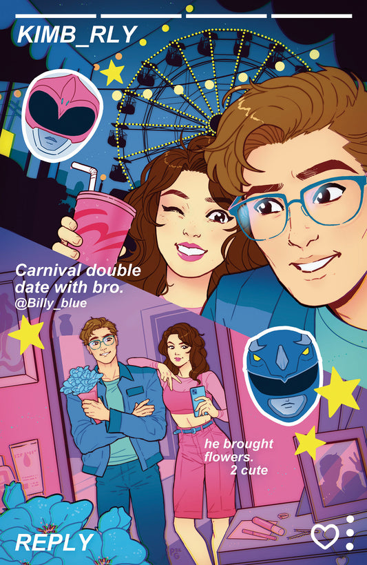 Mighty Morphin Power Rangers (2026) #4 G 1:20 INCV Variant (Full Art, Ganucheau) — Cover