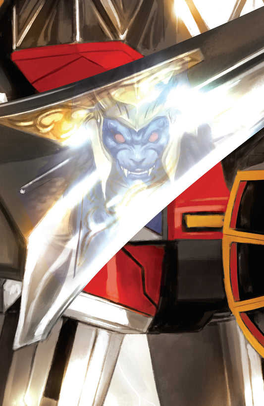 Mighty Morphin Power Rangers (2026) #5 C Megazord Card Stock Connecting Variant (Full Art, Mercado) — Cover