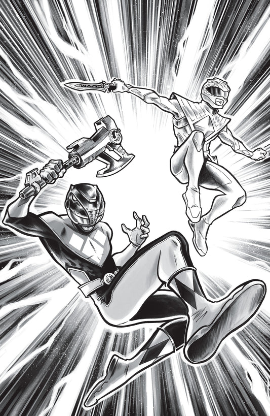 Mighty Morphin Power Rangers (2026) #5 H 1:25 INCV Variant (Full Art, Di Gianfelice) — Cover