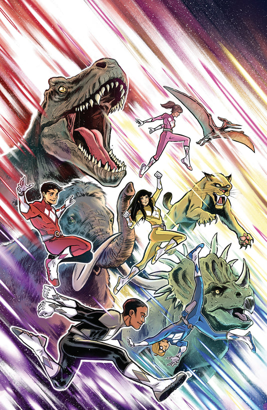 Mighty Morphin Power Rangers (2026) #6 E Foil Variant (Full Art, Foil, Di Gianfelice) — Cover