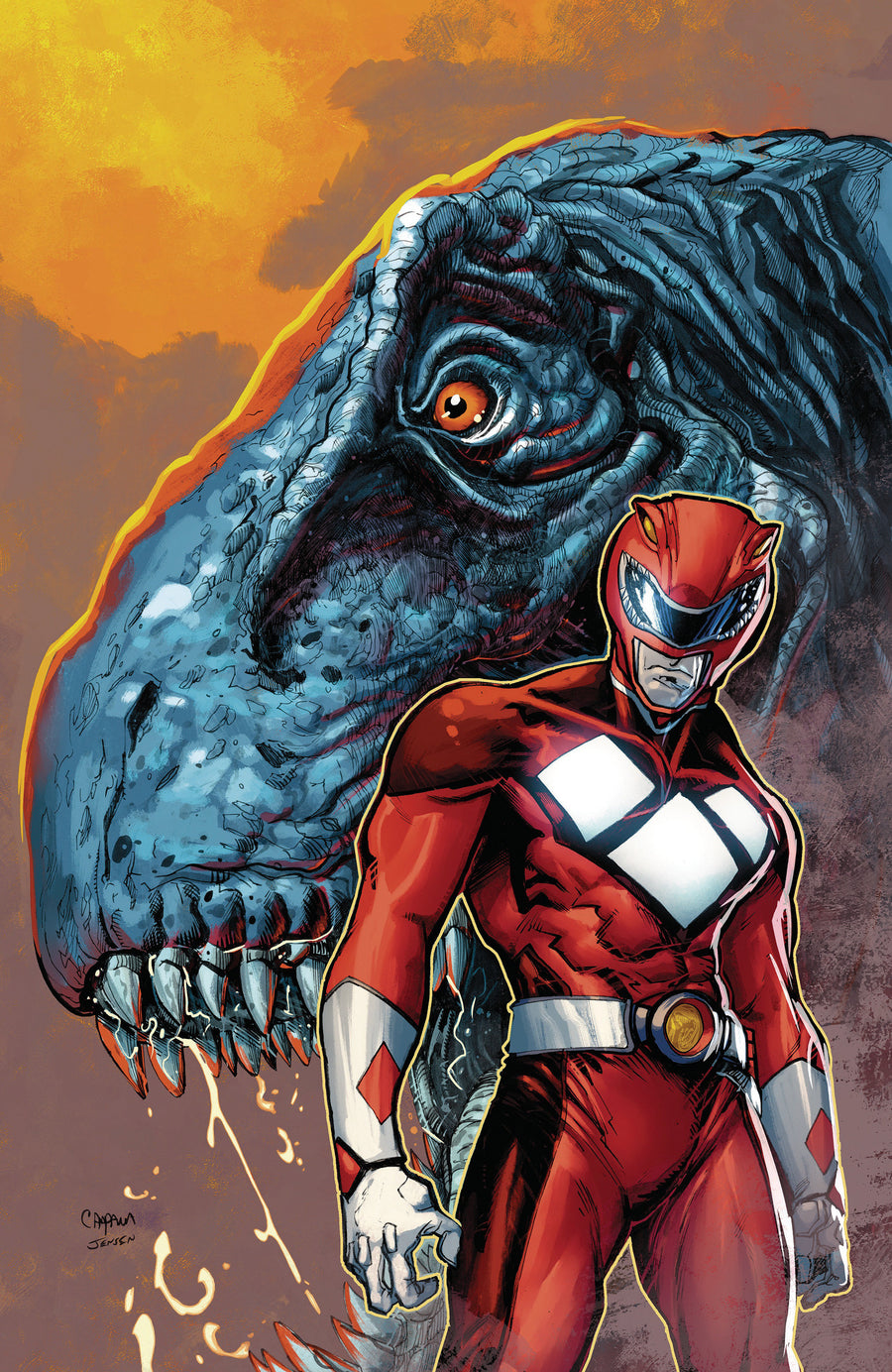 Mighty Morphin Power Rangers (2026) #6 G 1:20 INCV Variant (Full Art, Campana) — Cover