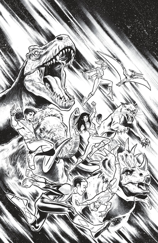 Mighty Morphin Power Rangers (2026) #6 H 1:25 INCV Variant (Full Art, Campana) — Cover