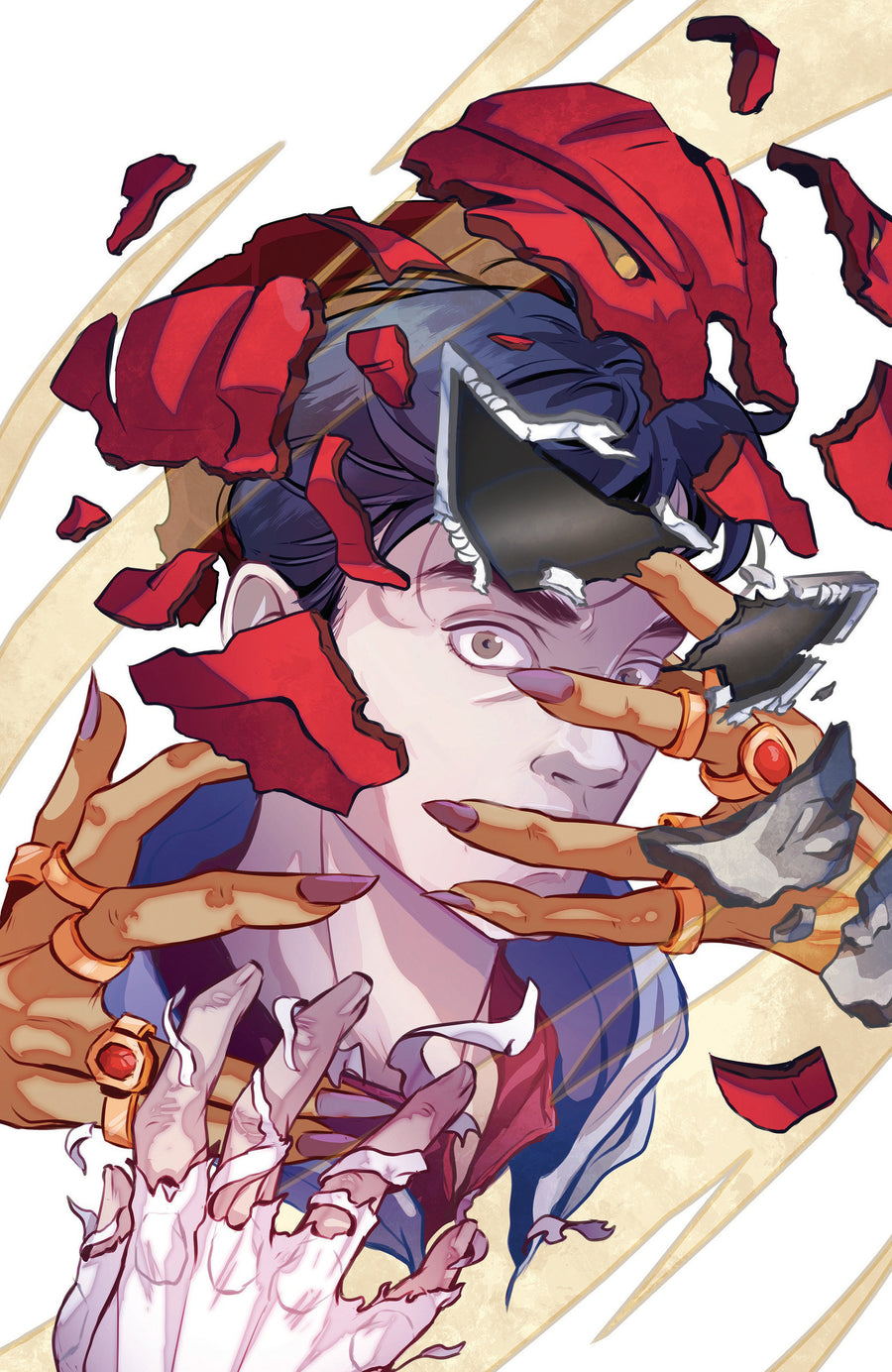 Mighty Morphin Power Rangers (2026) #6 I 1:40 INCV Variant (Full Art, Hound) — Cover