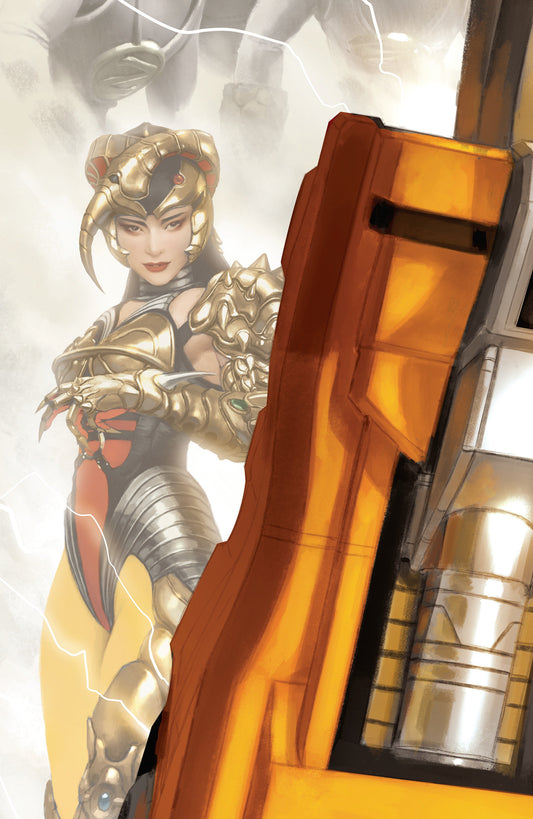 Mighty Morphin Power Rangers (2026) #7 C Megazord Card Stock Connecting Variant (Full Art, Mercado) — Cover