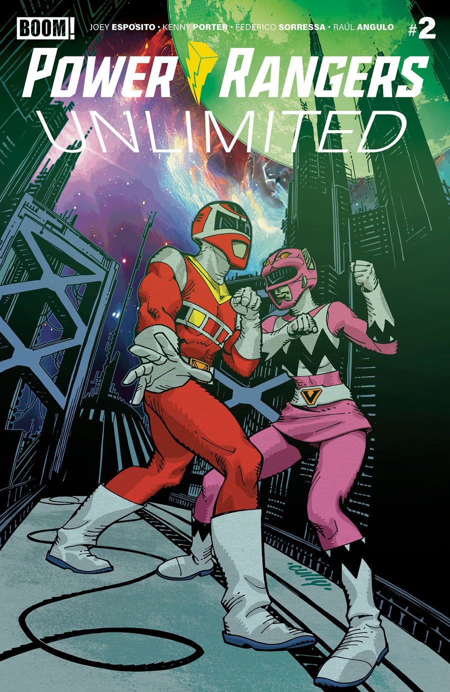 Power Rangers Unlimited #2 B Variant (Dressed, Hamner) - Cover