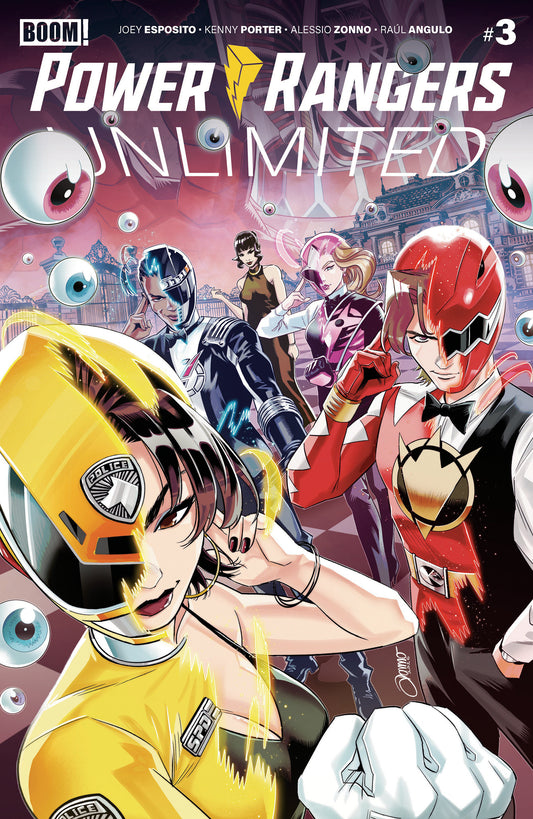 Power Rangers Unlimited #3 a Main (dressed, Zonno) — Cover
