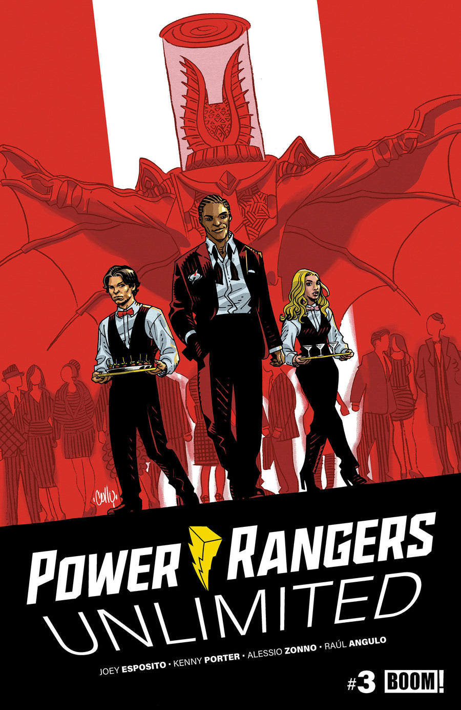 Power Rangers Unlimited #3 B Variant (dressed, Hamner) — Cover