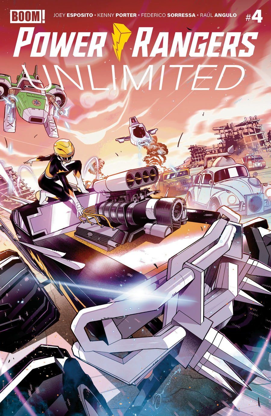 Power Rangers Unlimited #4 a Main (Dressed, Sorressa) — Cover