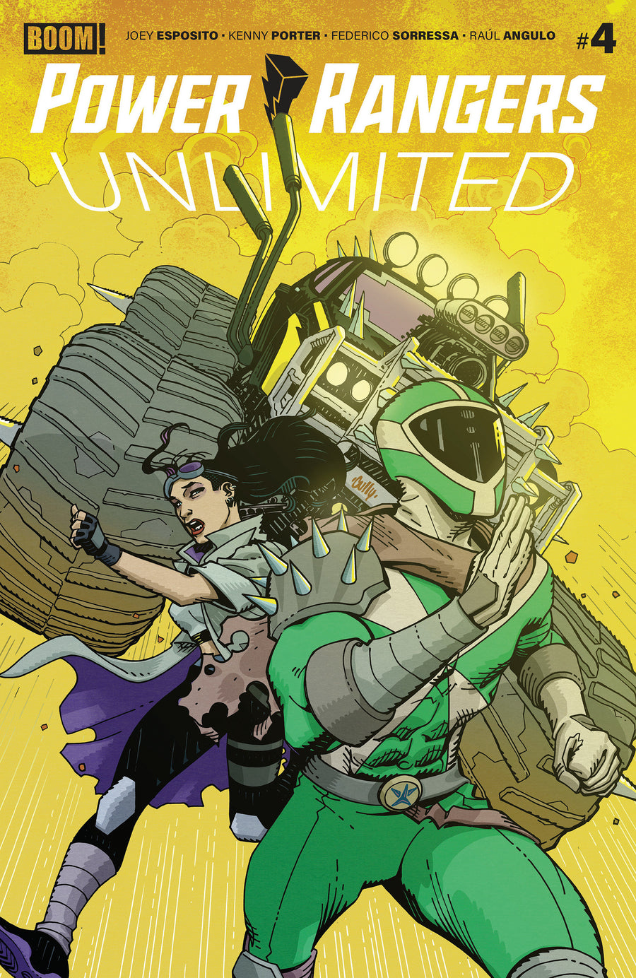 Power Rangers Unlimited #4 B Variant (Dressed, Hamner) — Cover