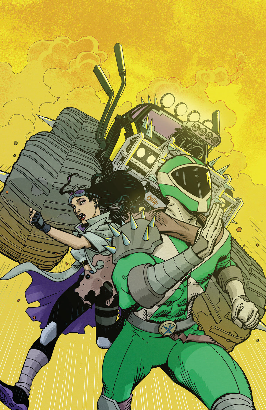Power Rangers Unlimited #4 E 1:10 INCV Foil Variant (Full Art, Foil, Hamner) — Cover