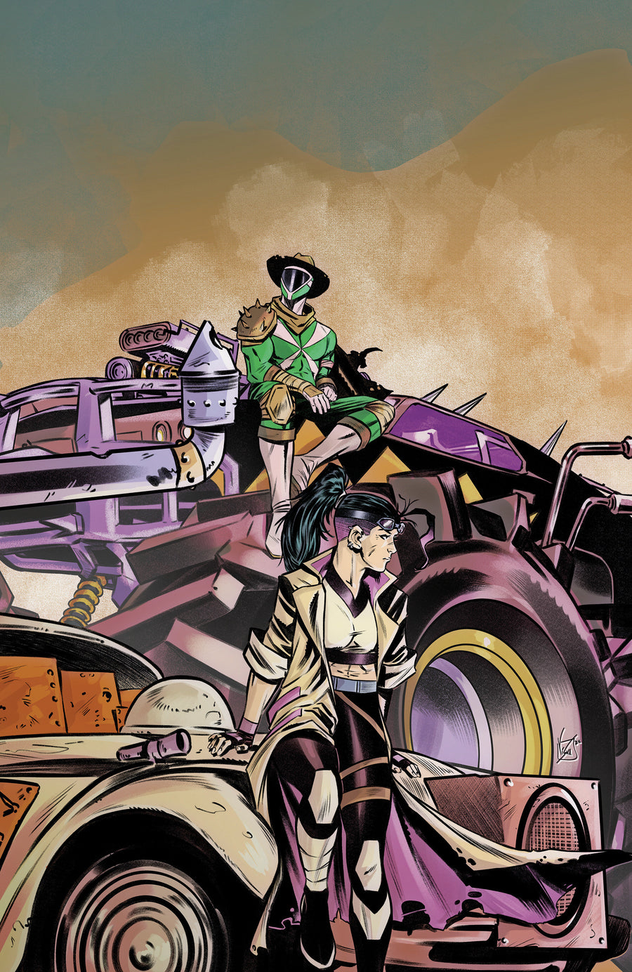 Power Rangers Unlimited #4 F 1:20 INCV Variant (Full Art, Federici) — Cover