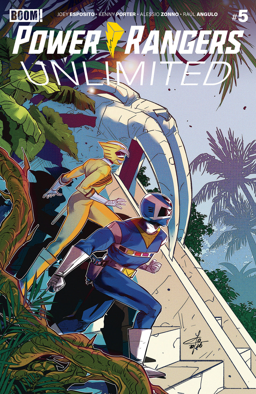 Power Rangers Unlimited #5 B Variant (Dressed, Carlini) — Cover