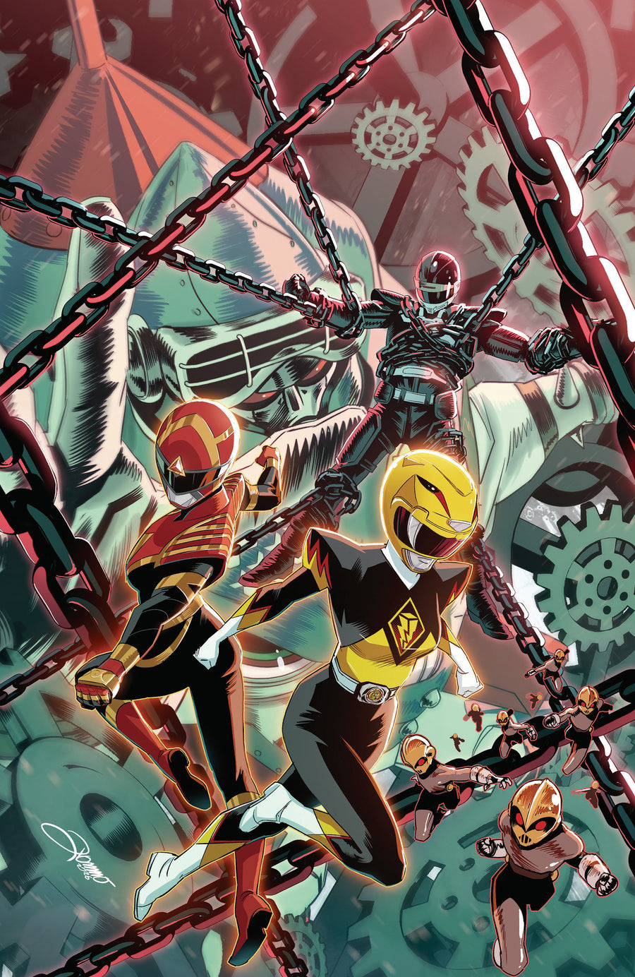 Power Rangers Unlimited #6 D Foil Variant (Full Art, Zonno) — Cover