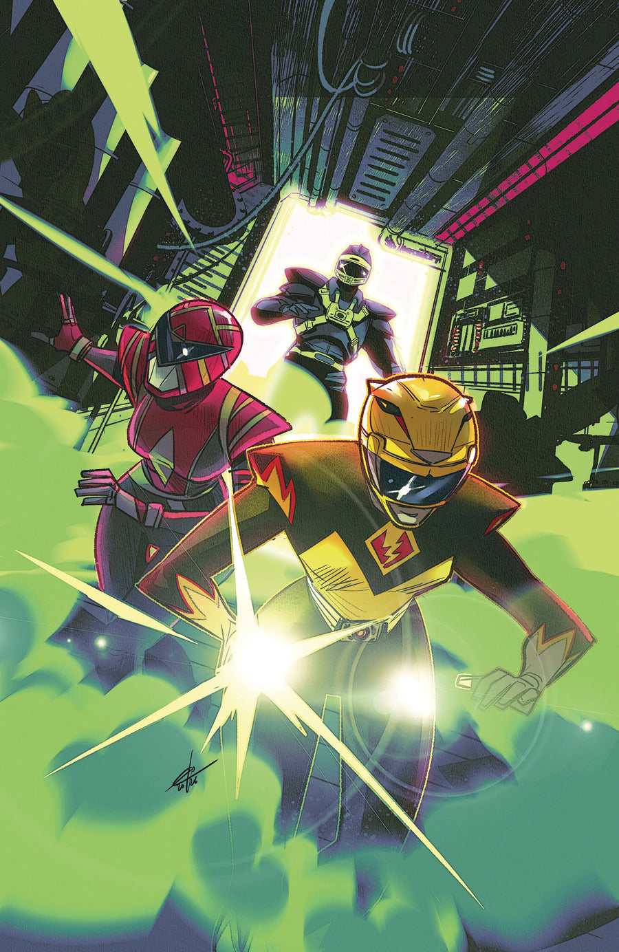 Power Rangers Unlimited #6 E 1:10 INCV Foil Variant (Full Art, Foil, Carlini) — Cover