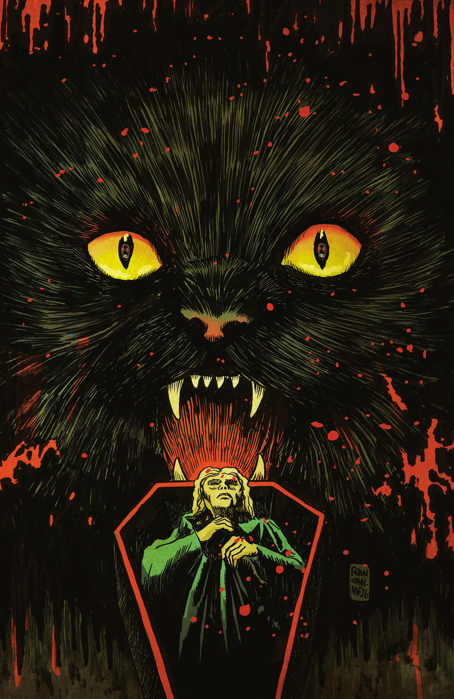 Stuff of Nightmares: The Cat in the Coffin #1 a Main (Dressed, Francavilla) - Cover