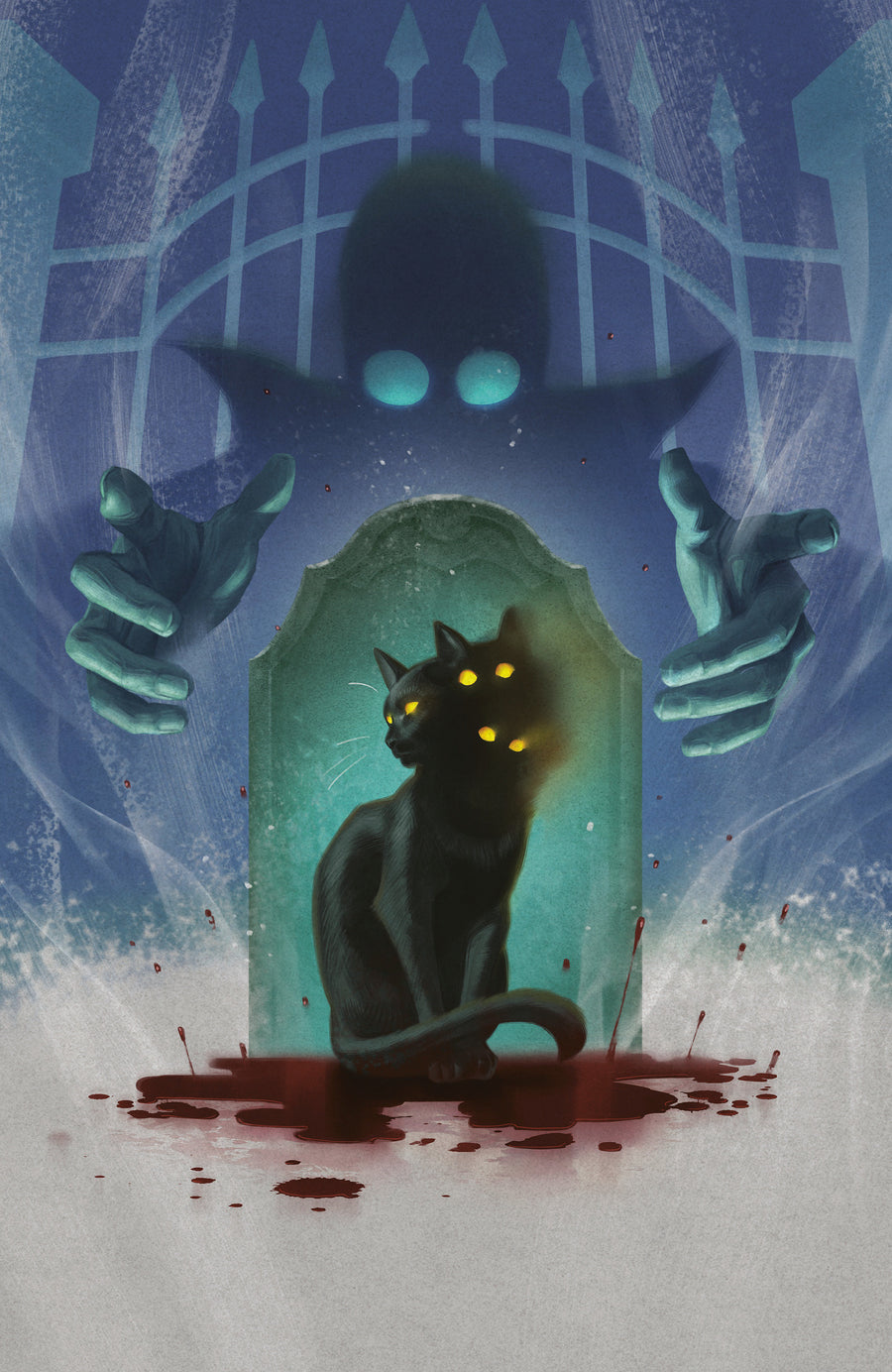 Stuff of Nightmares: The Cat in the Coffin #1 B Variant (Dressed, Murakami) - Cover