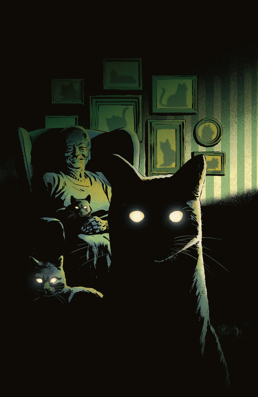 Stuff of Nightmares: The Cat in the Coffin #1 C Homage Variant (Dressed, Gorham) - Cover